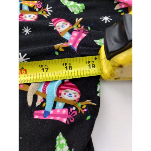 No Boundaries Juniors  XL Sloth & Tree Festive Print Long Sleeve Top - Picture 4 of 8